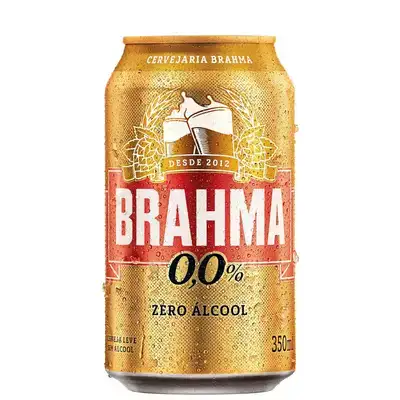 CERVEJA BRAHMA SEM ALCOOL LATA
